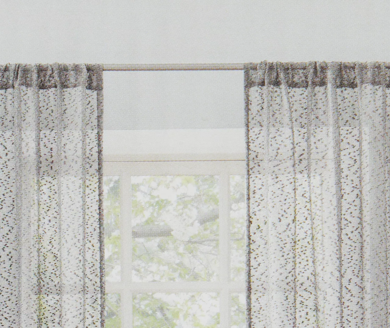Tinsley Gray Boucle Light-Filtering Rod Pocket Curtain Panel, (84") 4 Tinsley Gray Boucle Light-Filtering Rod Pocket Curtain Panel, (84") - Image 2