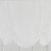 Sanders White Tie-Up Rod Pocket Curtain Panel, (63") -DHP Sales Store 810660801 A0