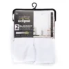 Naptime White Ruffle Blackout Rod Pocket Curtain Panel Pair, (84") 2 Naptime White Ruffle Blackout Rod Pocket Curtain Panel Pair, (84") -DHP Sales Store 810664680 A0