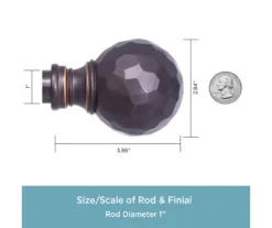 Kenney Hailey 1" Adjustable Curtain Rod -DHP Sales Store 810679515 A0 03