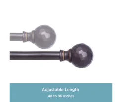 Kenney Hailey 1" Adjustable Curtain Rod -DHP Sales Store 810679516 A0 04