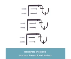 Kenney Hailey 1" Adjustable Curtain Rod -DHP Sales Store 810679516 A0 05