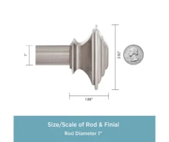 Kenney Mission 1" Adjustable Curtain Rod -DHP Sales Store 810679522 A0 03