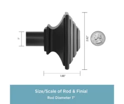 Kenney Mission 1" Adjustable Curtain Rod -DHP Sales Store 810679528 A0 03