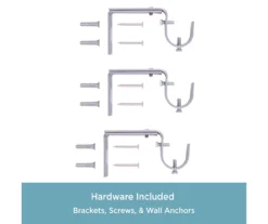 Kenney Khalessi 1" Adjustable Curtain Rod -DHP Sales Store 810679531 A0 05