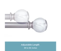 Kenney Khalessi 1" Adjustable Curtain Rod -DHP Sales Store 810679532 A0 04