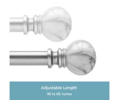 Kenney Marble 3/4" Adjustable Curtain Rod -DHP Sales Store 810679536 A0 04