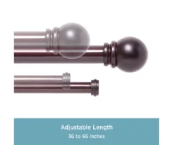 Kenney Hamlin 1" Adjustable Curtain Rod -DHP Sales Store 810679540 A0 04