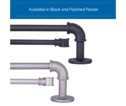 Sun Zero Bronn 3/4" Wrap Adjustable Double Curtain Rod -DHP Sales Store 810679541 A0 07