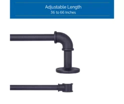 Sun Zero Bronn 3/4" Wrap Adjustable Double Curtain Rod -DHP Sales Store 810679542 A0 03