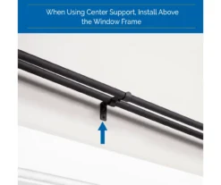 Sun Zero Bronn 3/4" Wrap Adjustable Double Curtain Rod -DHP Sales Store 810679542 A0 05