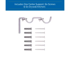 Sun Zero Bronn 3/4" Wrap Adjustable Double Curtain Rod -DHP Sales Store 810679544 A0 04