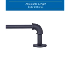 Sun Zero Bronn 3/4" Wrap Adjustable Curtain Rod -DHP Sales Store 810679545 A0 03