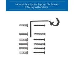 Sun Zero Bronn 3/4" Wrap Adjustable Curtain Rod -DHP Sales Store 810679546 A0 06