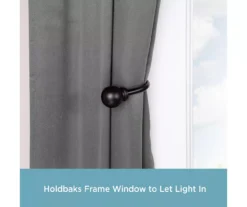 Kenney Chelsea 5/8" Curtain Holdback Hooks, 2-Pack -DHP Sales Store 810679551 A0 02