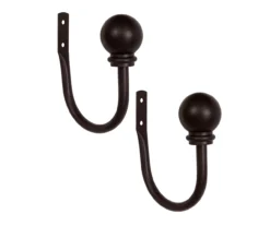 Kenney Chelsea 5/8" Curtain Holdback Hooks, 2-Pack -DHP Sales Store 810679552 A0 01