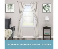 Kenney Chelsea 5/8" Curtain Holdback Hooks, 2-Pack -DHP Sales Store 810679552 A0 03