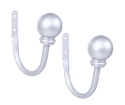 Kenney Chelsea 5/8" Curtain Holdback Hooks, 2-Pack -DHP Sales Store 810679556 A0 01