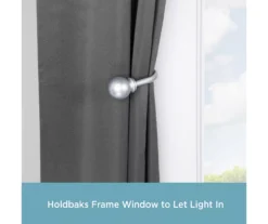 Kenney Chelsea 5/8" Curtain Holdback Hooks, 2-Pack -DHP Sales Store 810679556 A0 02