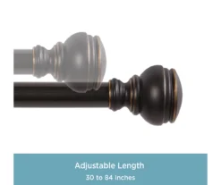 Kenney Terry 1" Adjustable Curtain Rod -DHP Sales Store 810679558 A0 03