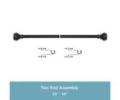 Kenney Terry 1" Adjustable Curtain Rod -DHP Sales Store 810679558 A0 05