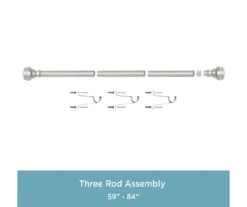 Kenney Terry 1" Adjustable Curtain Rod -DHP Sales Store 810679559 A0 06