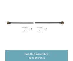 Kenney Marble 1" Adjustable Curtain Rod 23 Kenney Marble 1" Adjustable Curtain Rod -DHP Sales Store 810679562 A0 05