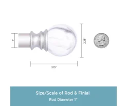 Kenney Marble 1" Adjustable Curtain Rod 29 Kenney Marble 1" Adjustable Curtain Rod -DHP Sales Store 810679563 A0 04