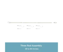 Kenney Marble 1" Adjustable Curtain Rod 31 Kenney Marble 1" Adjustable Curtain Rod -DHP Sales Store 810679563 A0 06