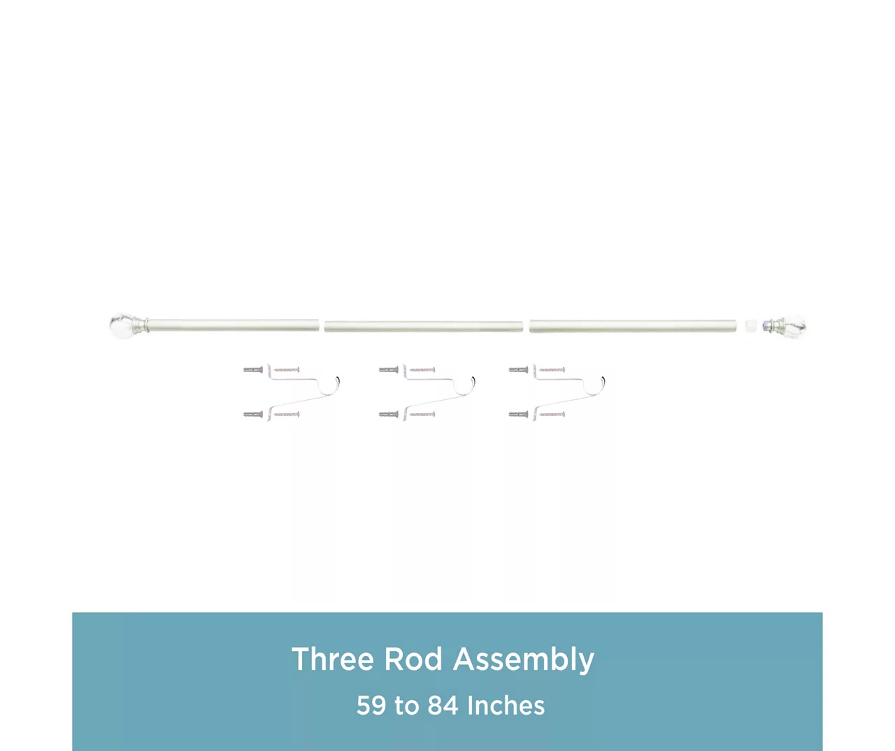 Kenney Marble 1" Adjustable Curtain Rod 16 Kenney Marble 1" Adjustable Curtain Rod - Image 14