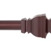 Riley Chocolate 1" Adjustable Curtain Rod, (30"-84") -DHP Sales Store 810679564 A0 01