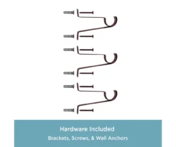 Riley Chocolate 1" Adjustable Curtain Rod, (30"-84") 15 Riley Chocolate 1" Adjustable Curtain Rod, (30"-84") -DHP Sales Store 810679564 A0 07