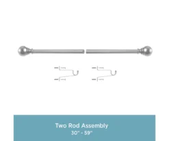 Kenney Layla 1" Adjustable Curtain Rod -DHP Sales Store 810679566 A0 05