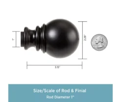 Kenney Layla 1" Adjustable Curtain Rod -DHP Sales Store 810679567 A0 04