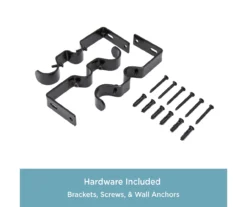 Kenney Mission 1" Adjustable Double Curtain Rod 21 Kenney Mission 1" Adjustable Double Curtain Rod -DHP Sales Store 810679570 A0 05