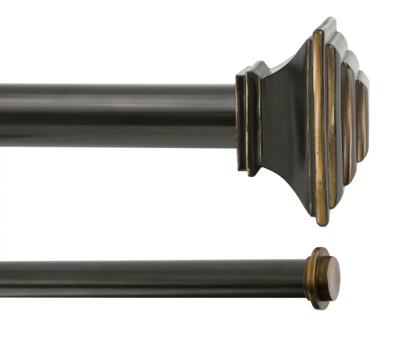 Kenney Mission 1" Adjustable Double Curtain Rod 3 Kenney Mission 1" Adjustable Double Curtain Rod