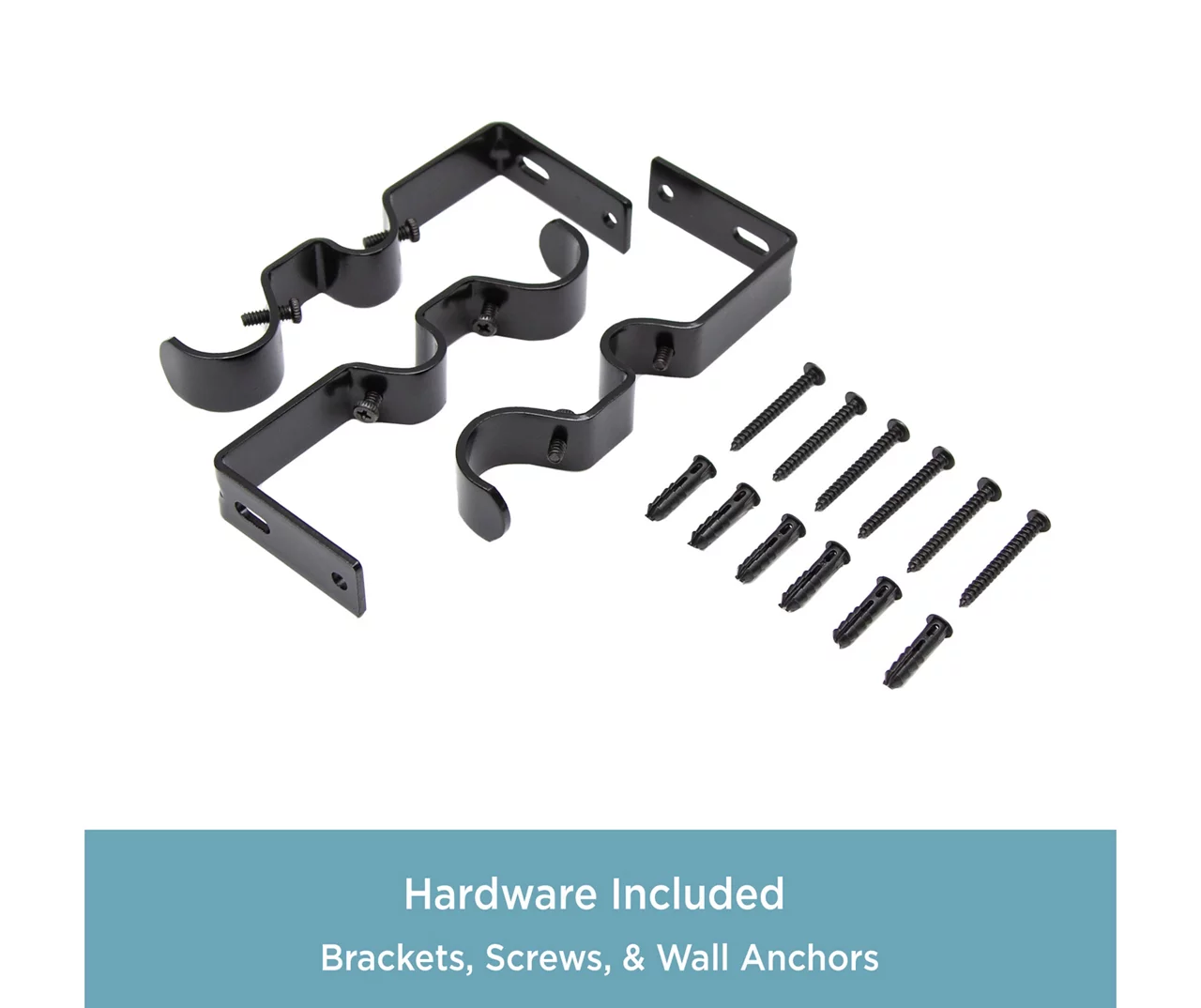 Kenney Mission 1" Adjustable Double Curtain Rod 8 Kenney Mission 1" Adjustable Double Curtain Rod - Image 6