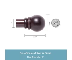 Kenney Hamlin 1" Adjustable Curtain Rod -DHP Sales Store 810679574 A0 03