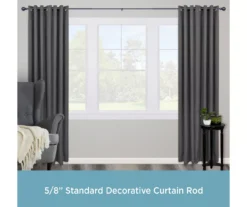 Kenney Mae 5/8" Adjustable Curtain Rod 32 Kenney Mae 5/8" Adjustable Curtain Rod -DHP Sales Store 810679583 A0 02