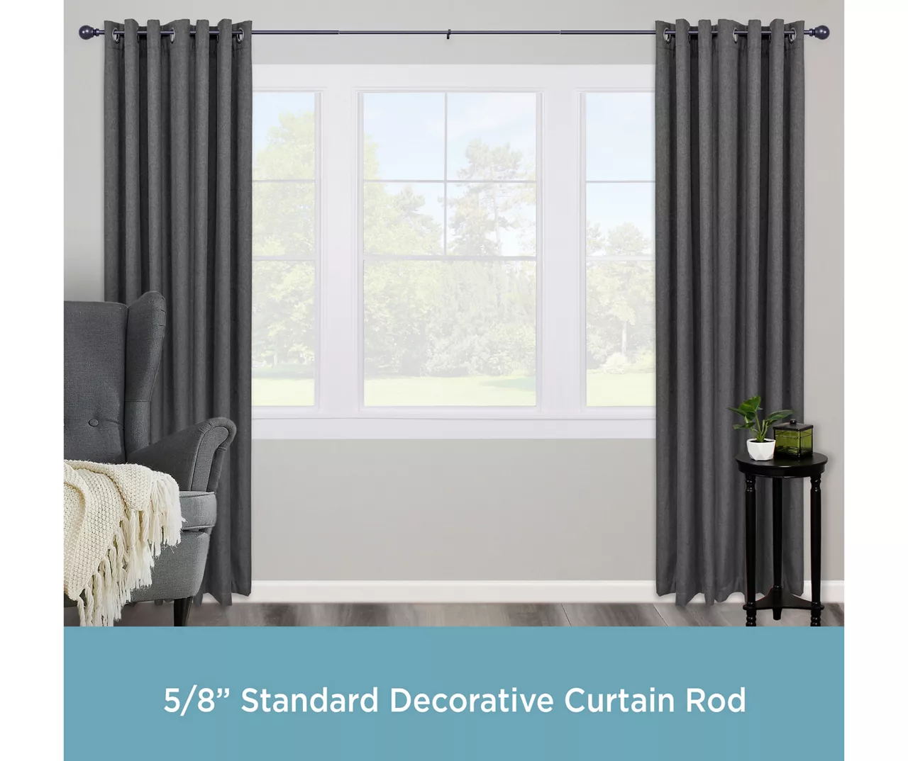 Kenney Mae 5/8" Adjustable Curtain Rod 13 Kenney Mae 5/8" Adjustable Curtain Rod - Image 11