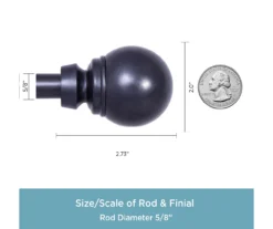 Kenney Mae 5/8" Adjustable Curtain Rod 33 Kenney Mae 5/8" Adjustable Curtain Rod -DHP Sales Store 810679583 A0 03