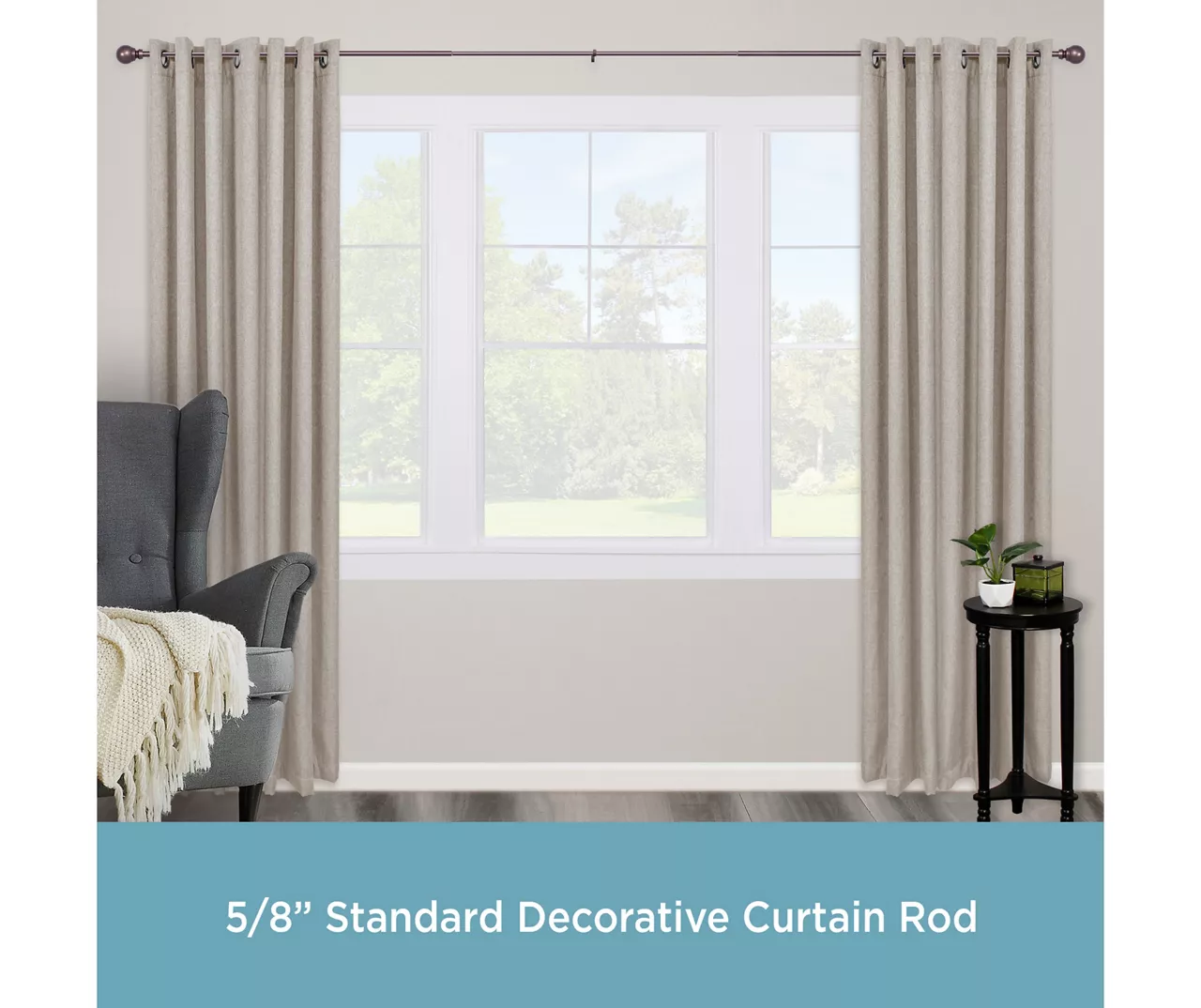 Kenney Mae 5/8" Adjustable Curtain Rod 21 Kenney Mae 5/8" Adjustable Curtain Rod - Image 19