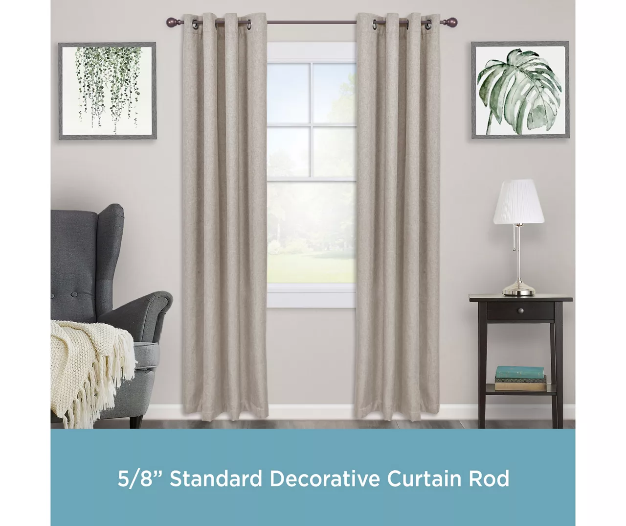 Kenney Mae 5/8" Adjustable Curtain Rod 17 Kenney Mae 5/8" Adjustable Curtain Rod - Image 15