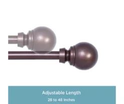 Kenney Mae 5/8" Adjustable Curtain Rod 38 Kenney Mae 5/8" Adjustable Curtain Rod -DHP Sales Store 810679586 A0 04