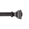 Mavis Matte Black 5/8" Adjustable Curtain Rod, (28"-48") -DHP Sales Store 810679594 A0 01
