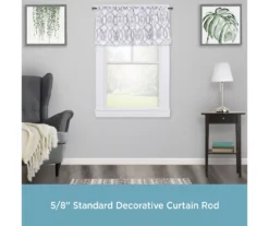 Mavis Matte Black 5/8" Adjustable Curtain Rod, (28"-48") -DHP Sales Store 810679594 A0 02