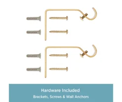 River Burnished Brass Petite Cafe 1/2" Adjustable Curtain Rod, (28"-48") -DHP Sales Store 810679597 A0 05