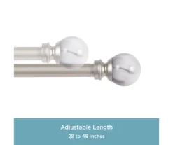 Kenney Jillian Marble Adjustable Curtain Rod -DHP Sales Store 810679598 A0 04