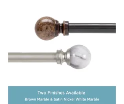 Kenney Jillian Marble Adjustable Curtain Rod -DHP Sales Store 810679598 A0 06