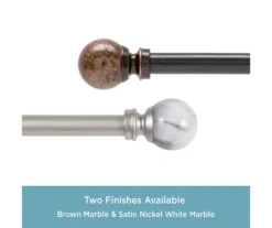 Kenney Jillian Marble Adjustable Curtain Rod -DHP Sales Store 810679599 A0 06